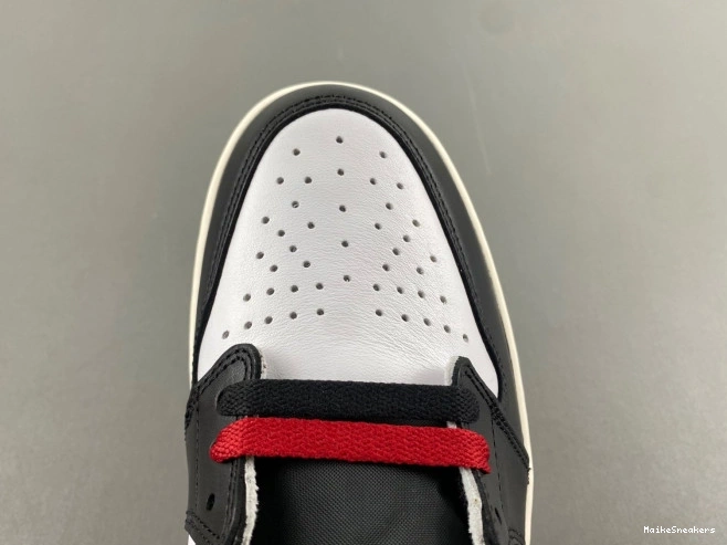 MaikeSneakers High Jordan Black 1 Toe Air Reimagined OG DZ5485-106 0708